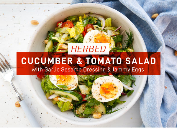 Cucumber and Tomato Herbed Salad