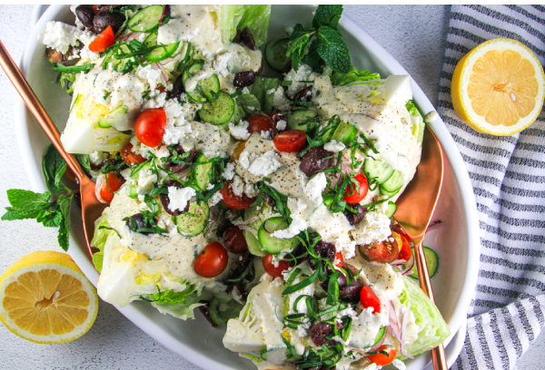 Mediterranean Wedge Salad