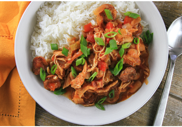 Slow Cooker Chicken and Sausage Creole