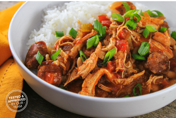 Slow Cooker Chicken and Sausage Creole