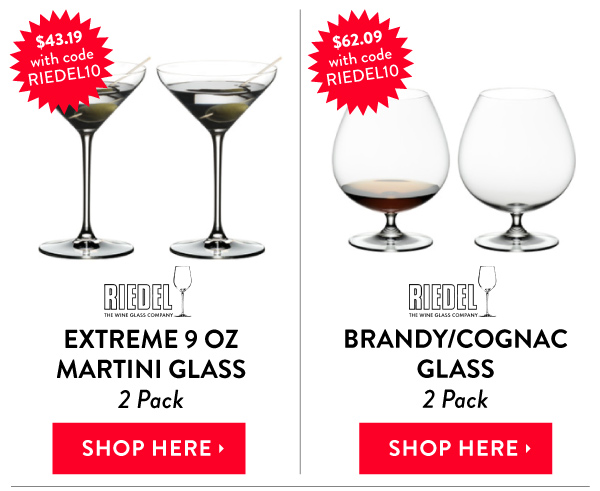 Riedel Extreme Martini 2pk Glass