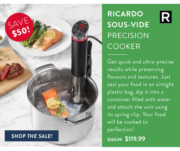 Ricardo Sous-Vide Cooker (Stainless Steel)